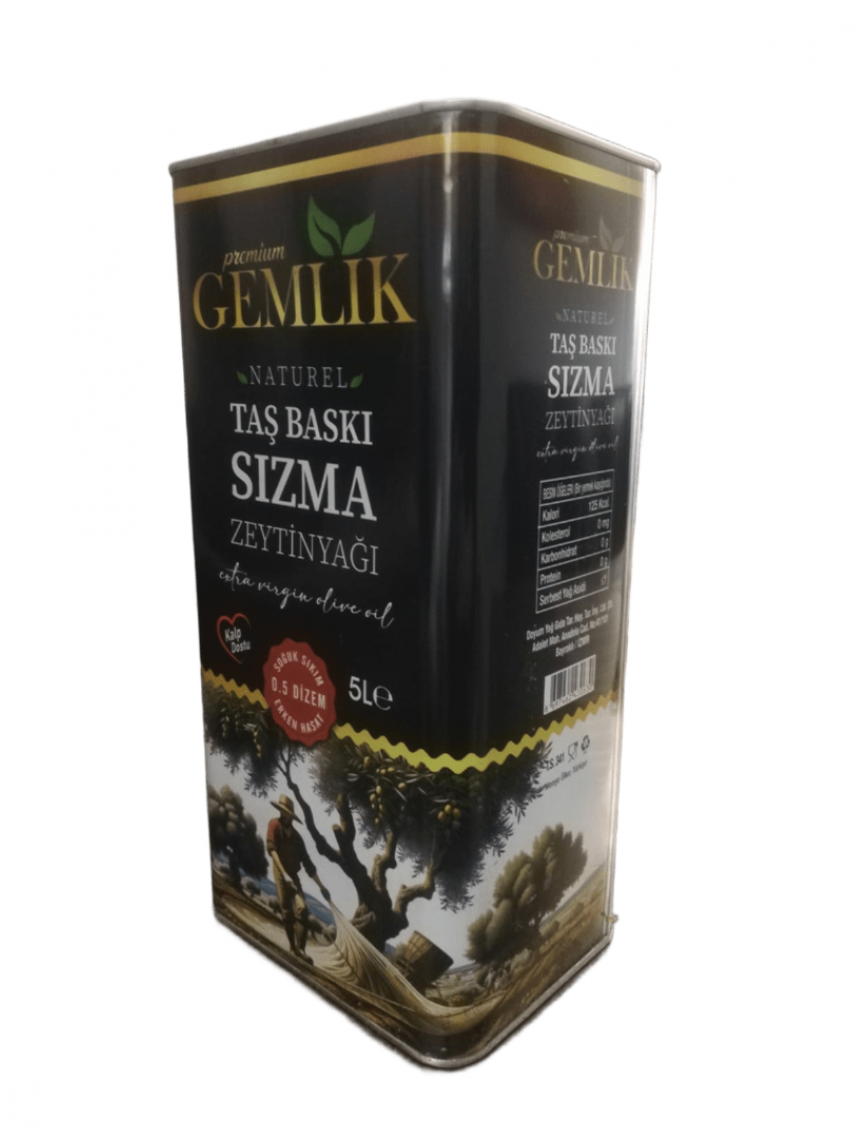 Zeytinyağı 5 lt. (Naturel & Soğuk Sıkım Taş Baskı) Zeytinyağı 5 lt. (Naturel & Soğuk Sıkım Taş Baskı)
