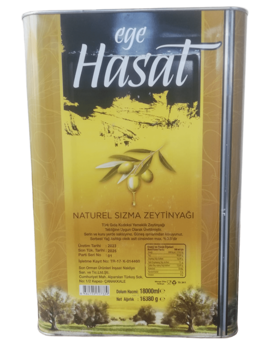 Zeytinyağı 18 lt. (Naturel & Soğuk Sıkım Taş Baskı) Zeytinyağı 18 lt. (Naturel & Soğuk Sıkım Taş Baskı)