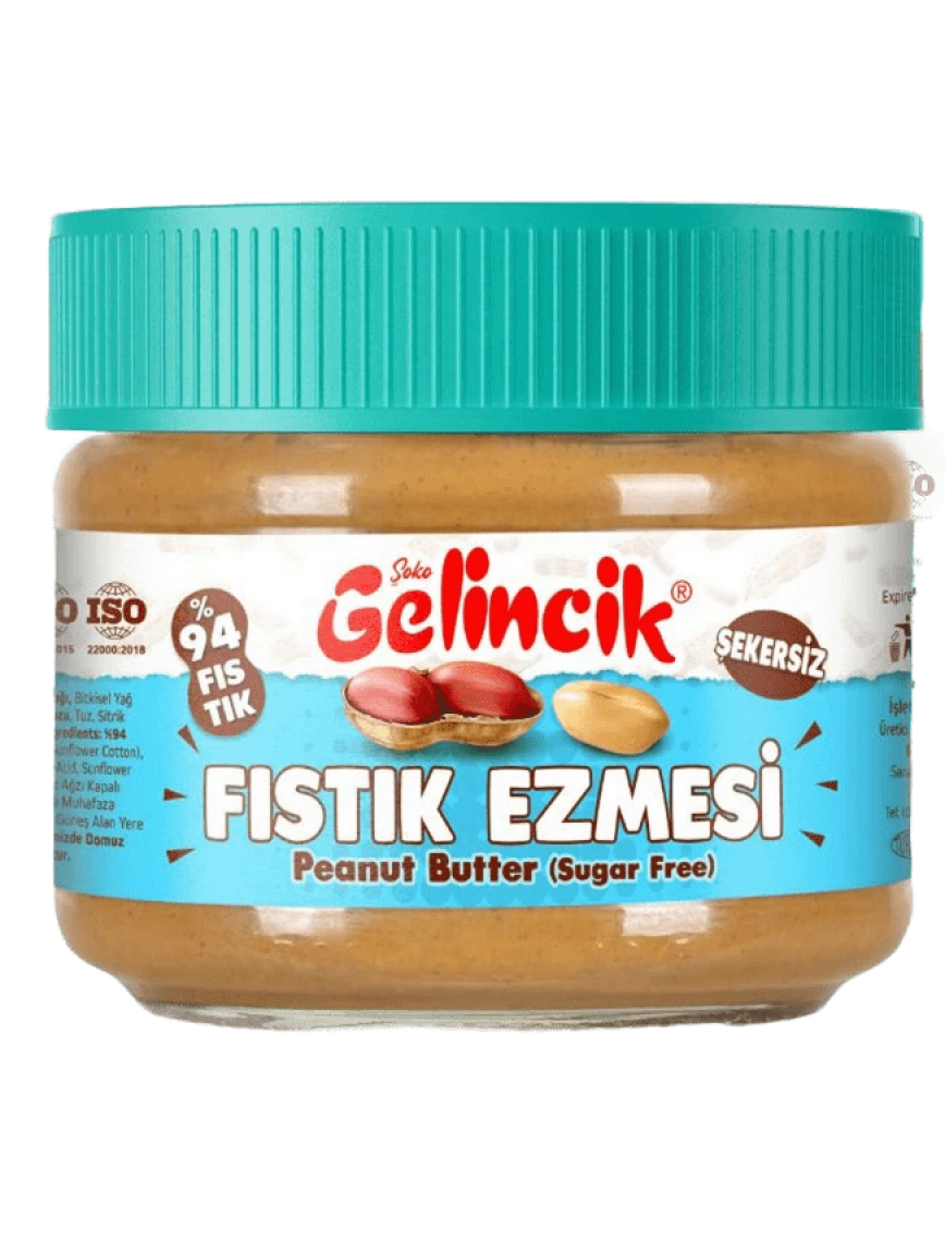 Fıstık Ezmesi (Parçacıklı, Şekersiz) 300 gr.