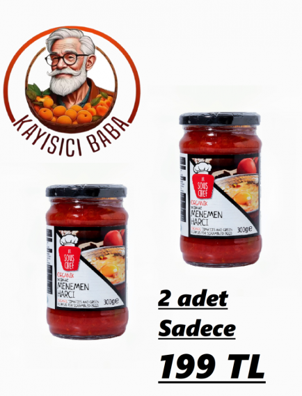Menemen Harcı (Organik-Soğansız) 300 gr. X 2 ADET