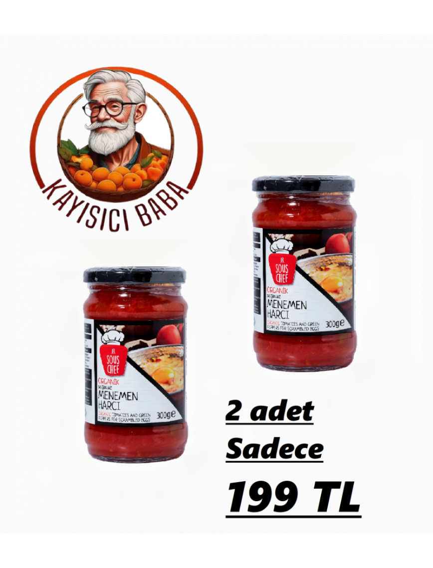 Menemen Harcı (Organik-Soğansız) 300 gr. X 2 ADET