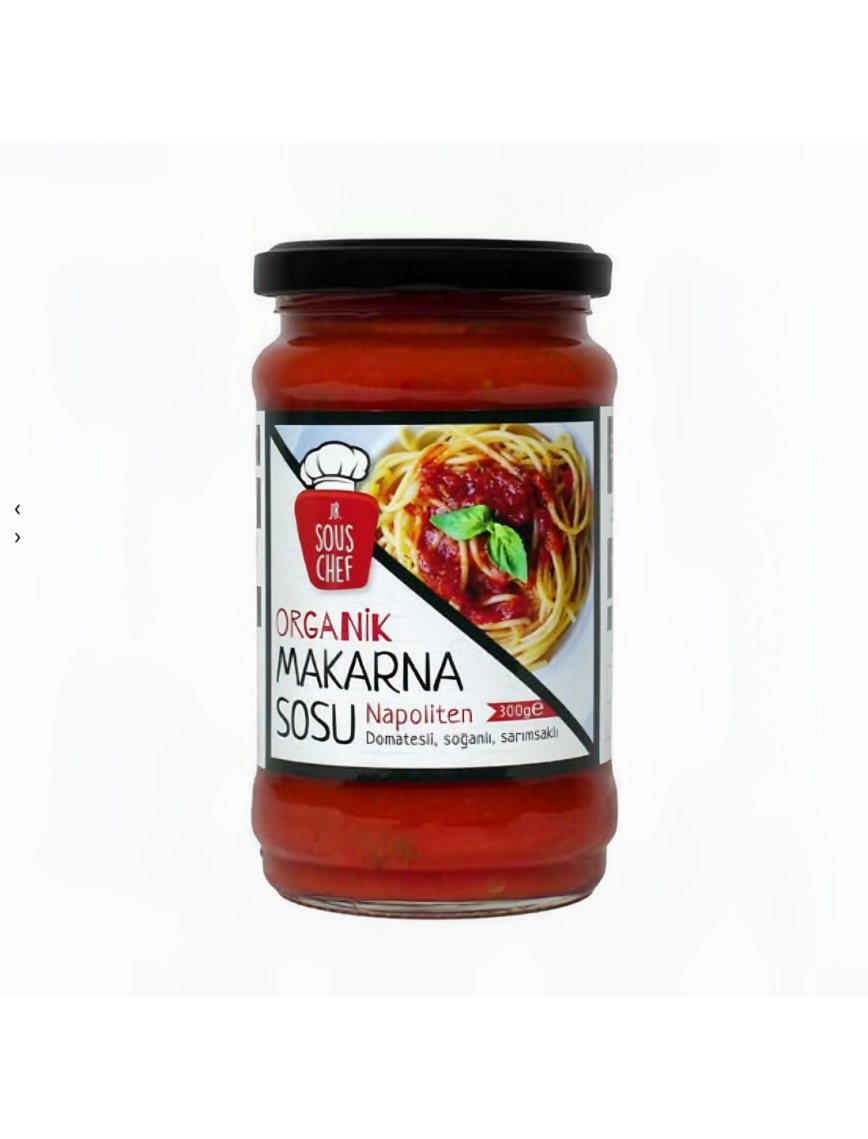 Makarna Sosu Napoliten Organik 300 gr. Makarna Sosu Napoliten Organik 300 gr.