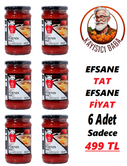Menemen Harcı (Organik-Soğansız) 300 gr. X 6 ADET