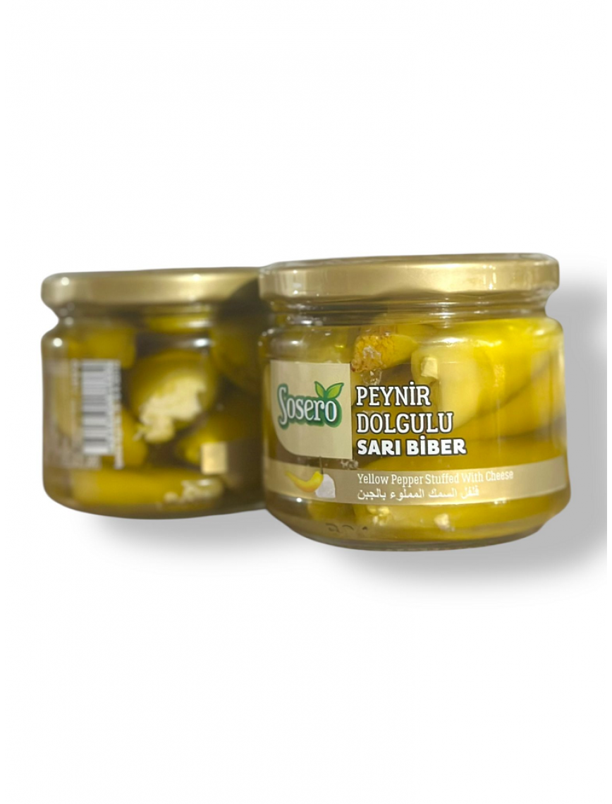 Peynir Dolgulu Sarı Biber 290 gr. Peynir Dolgulu Sarı Biber 290 gr.