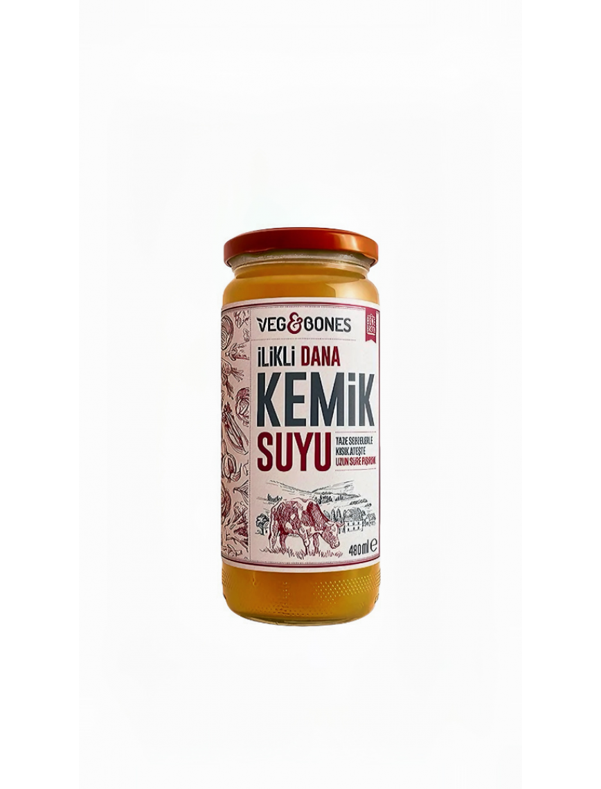 İlikli Dana Kemik Suyu (Sebzeli) 480 ml.