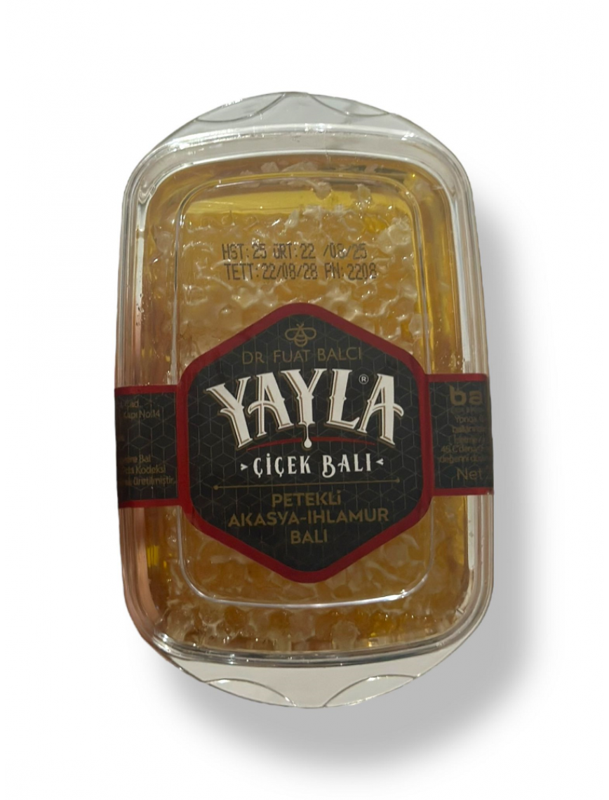 Çiçek Balı (Petekli, Akasya-Ihlamur Balı) 520 gr.