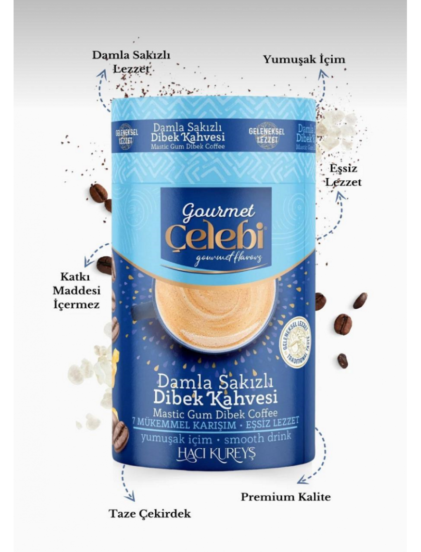 Damla Sakızlı Dibek Kahvesi 250 gr. Damla Sakızlı Dibek Kahvesi 250 gr.