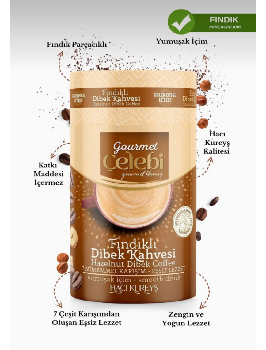 Fındıklı Dibek Kahvesi 250 gr. Fındıklı Dibek Kahvesi 250 gr.