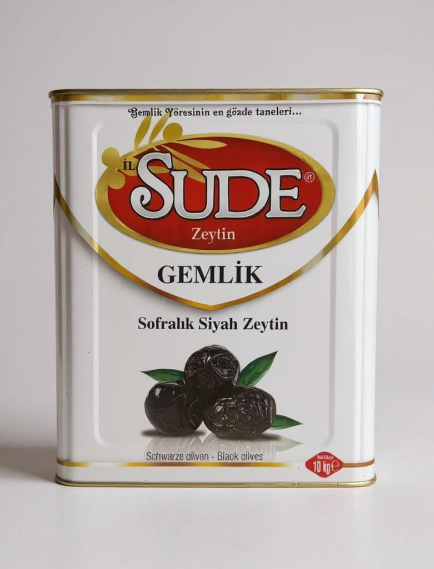 Gemlik Sofralık Siyah Zeytin 10 kg. (320-330 adet/kg) Gemlik Sofralık Siyah Zeytin 10 kg. (320-330 adet/kg)