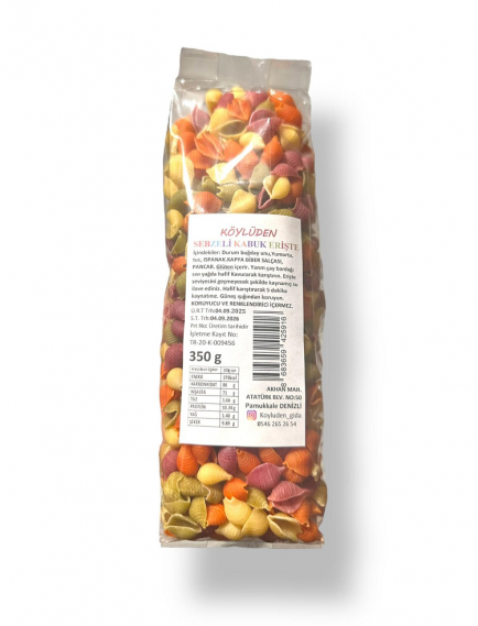 Kabuk Erişte (Sebzeli) 350 gr.