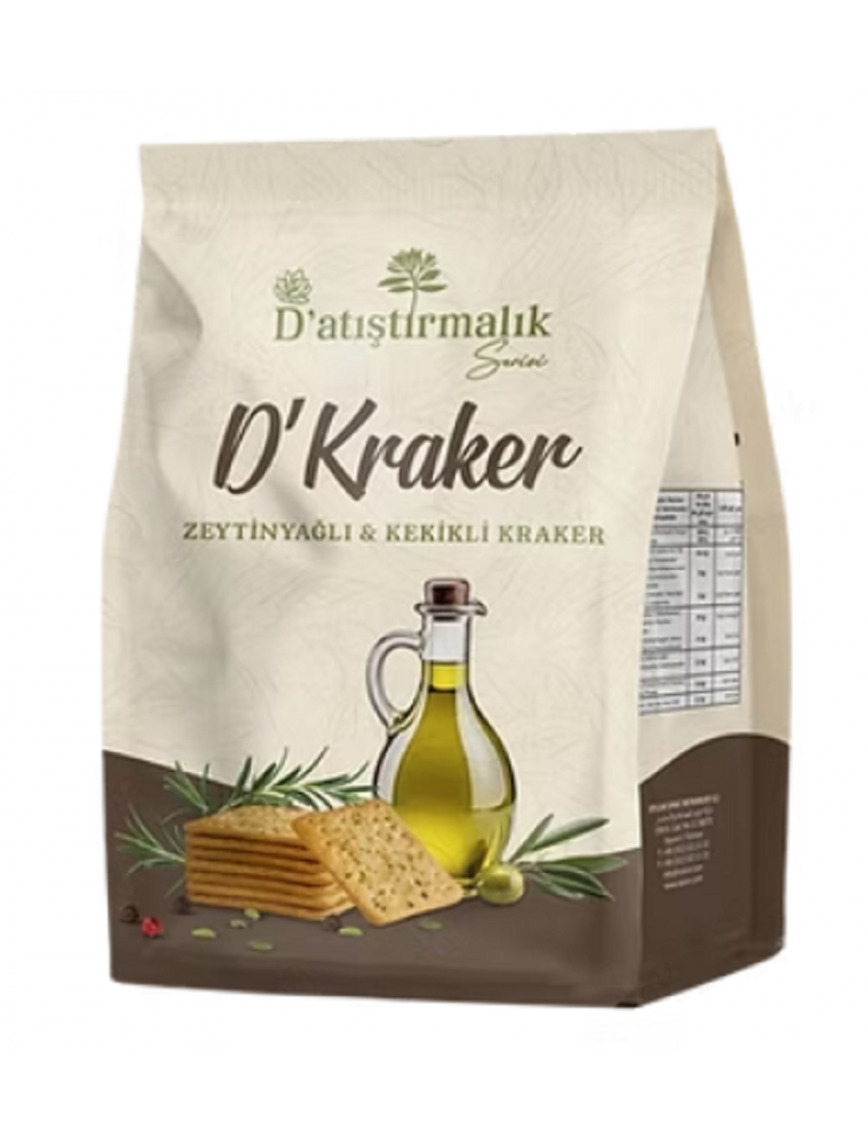 D' Karaker (Zeytinyağlı & Kekikli Kraker) 200 gr.